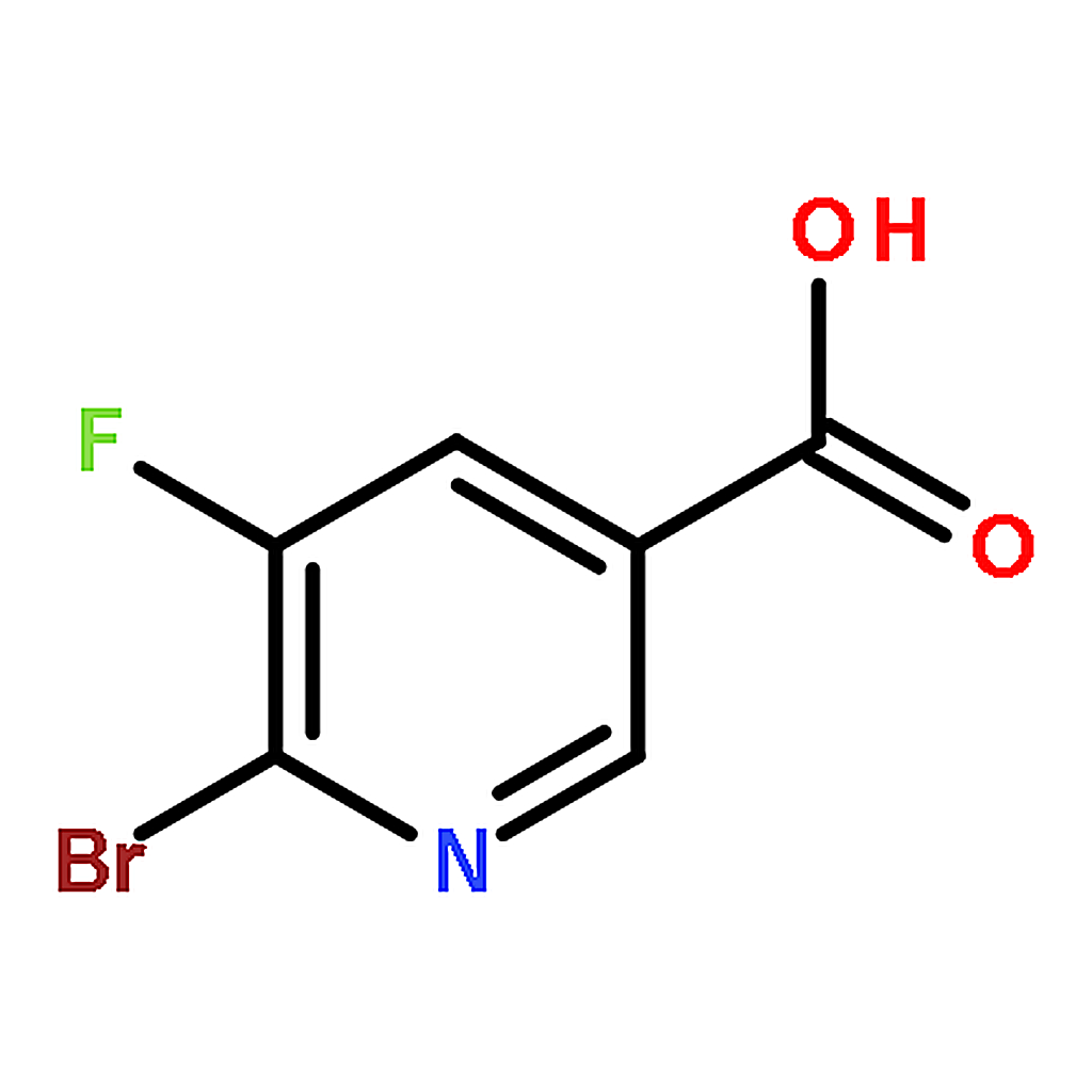 RHAWN 5-fluoro-6-bromonicotinc acid