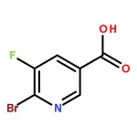 RHAWN 5-fluoro-6-bromonicotinc acid