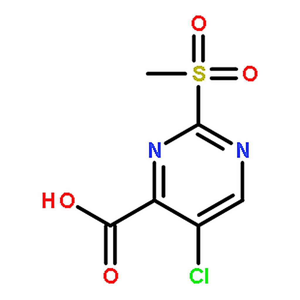 RHAWN 5-Chloro-2-(methylsulfonyl)pyrimidine-4-carboxylic acid