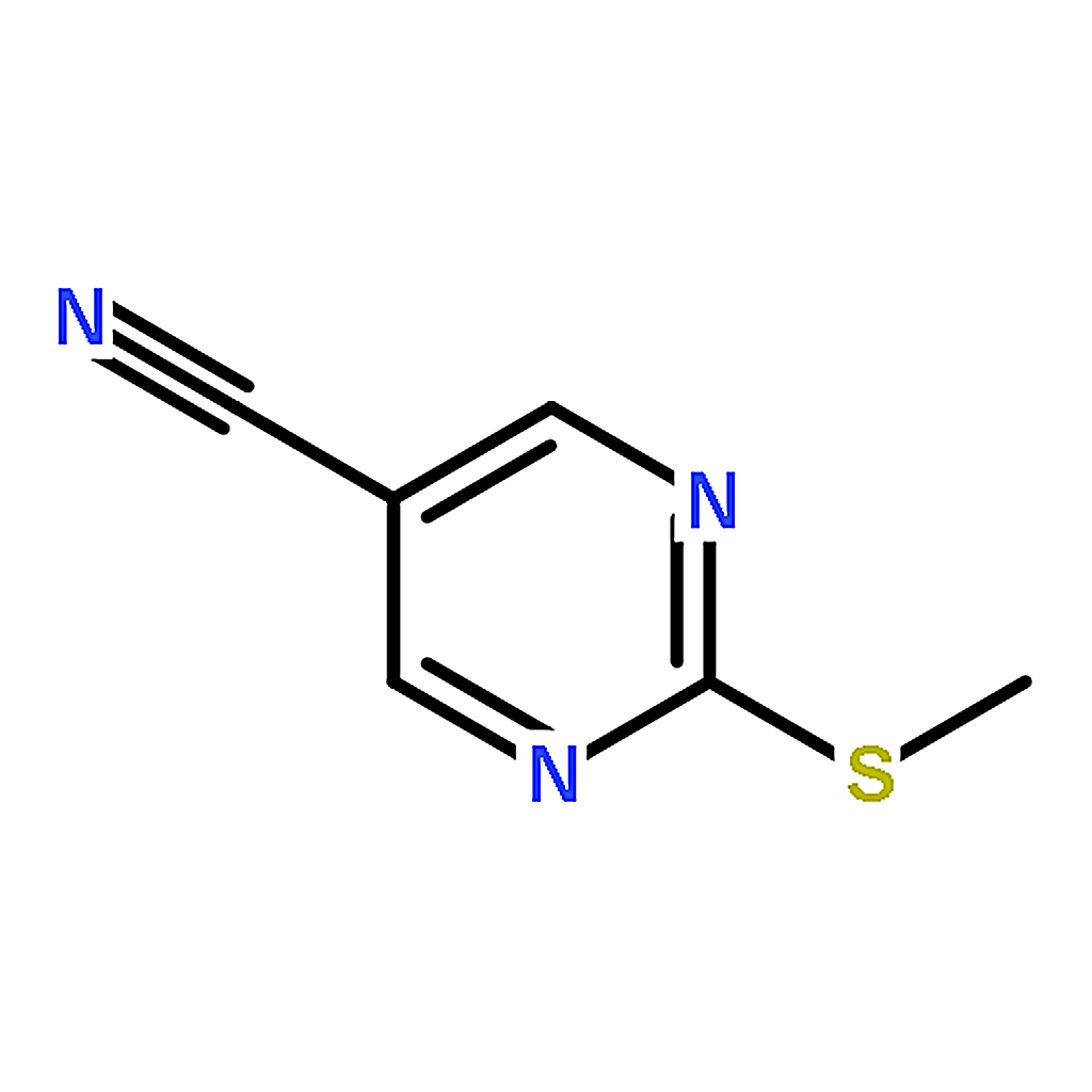 RHAWN 2-methylsulfanylpyrimidine-5-carbonitrile