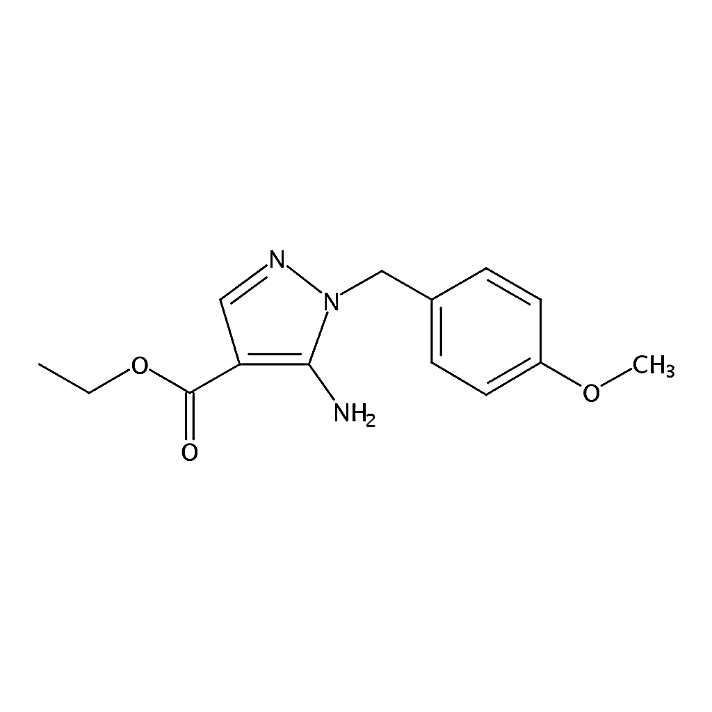 RHAWN Ethyl 5-amino-1-(4-methoxybenzyl)-1H-pyrazole-4-carboxylate