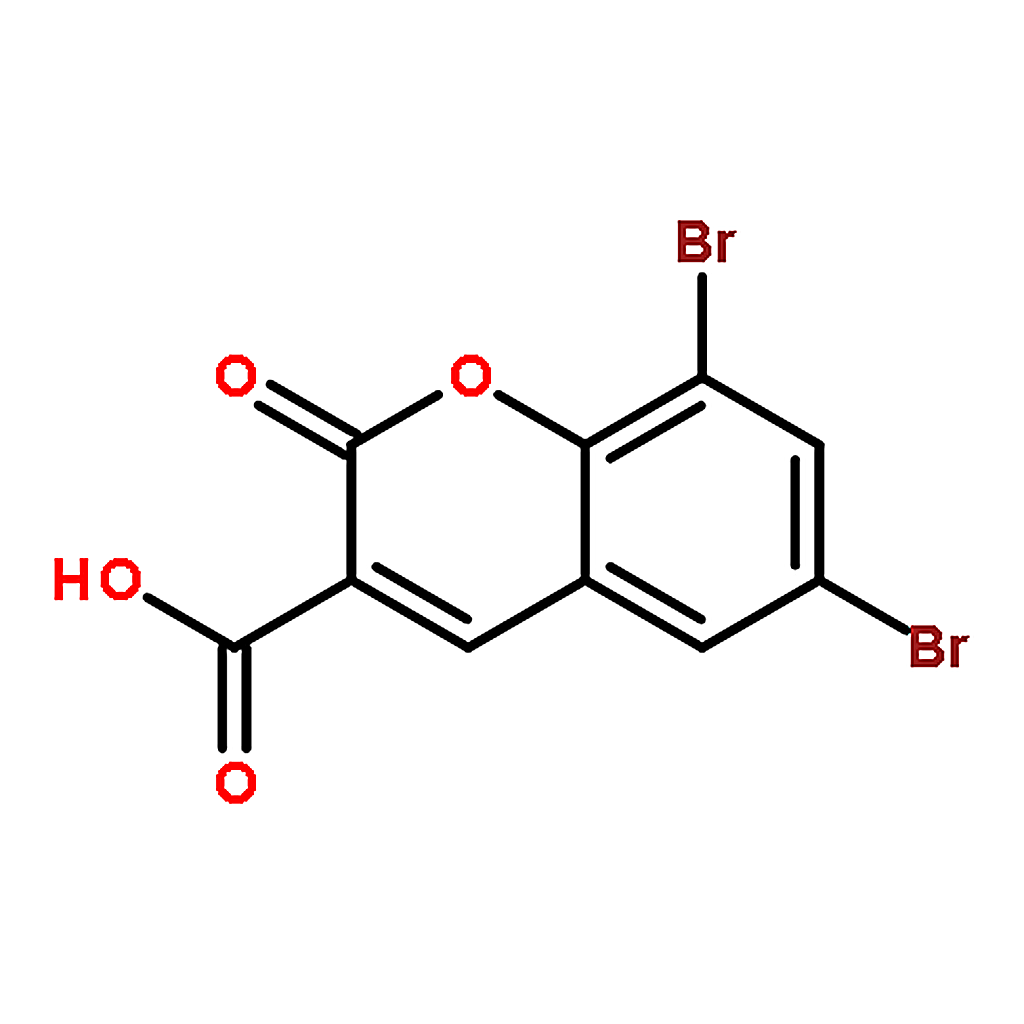 RHAWN 6,8-Dibromo-2-oxo-2H-chromene-3-carboxylic acid