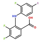 RHAWN 3,4-Difluoro-2-((2-fluoro-4-iodophenyl)amino)benzoic acid