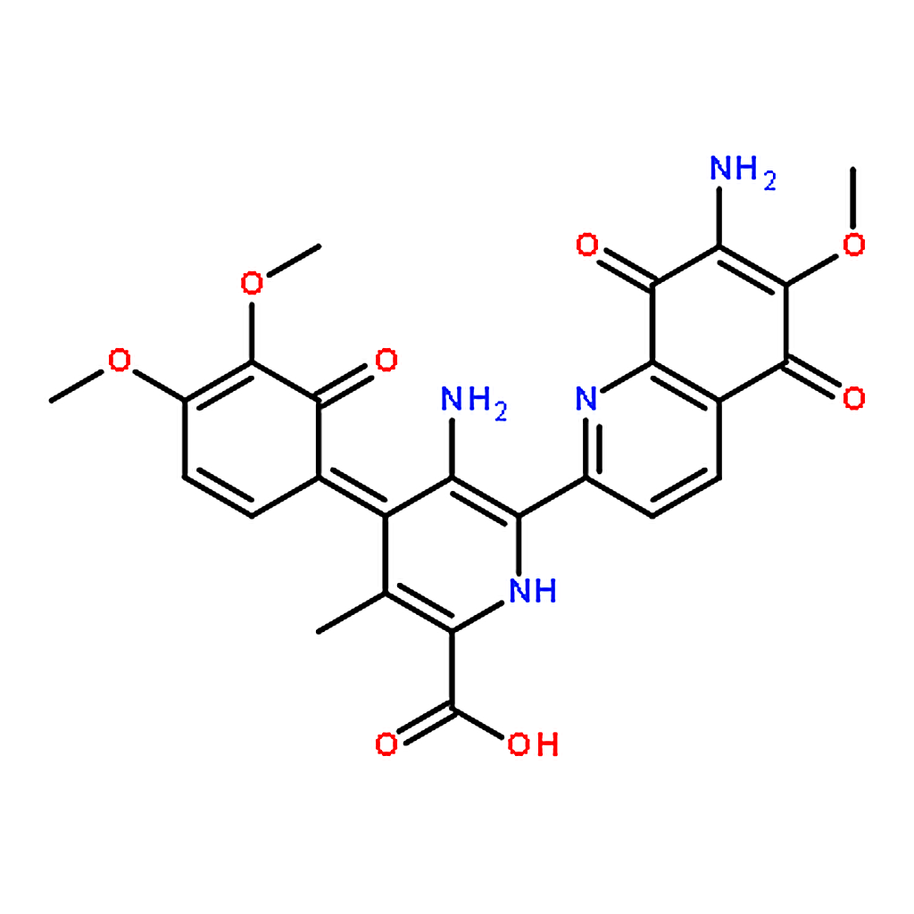 RHAWN Streptonigrin from Streptomyces flocculus