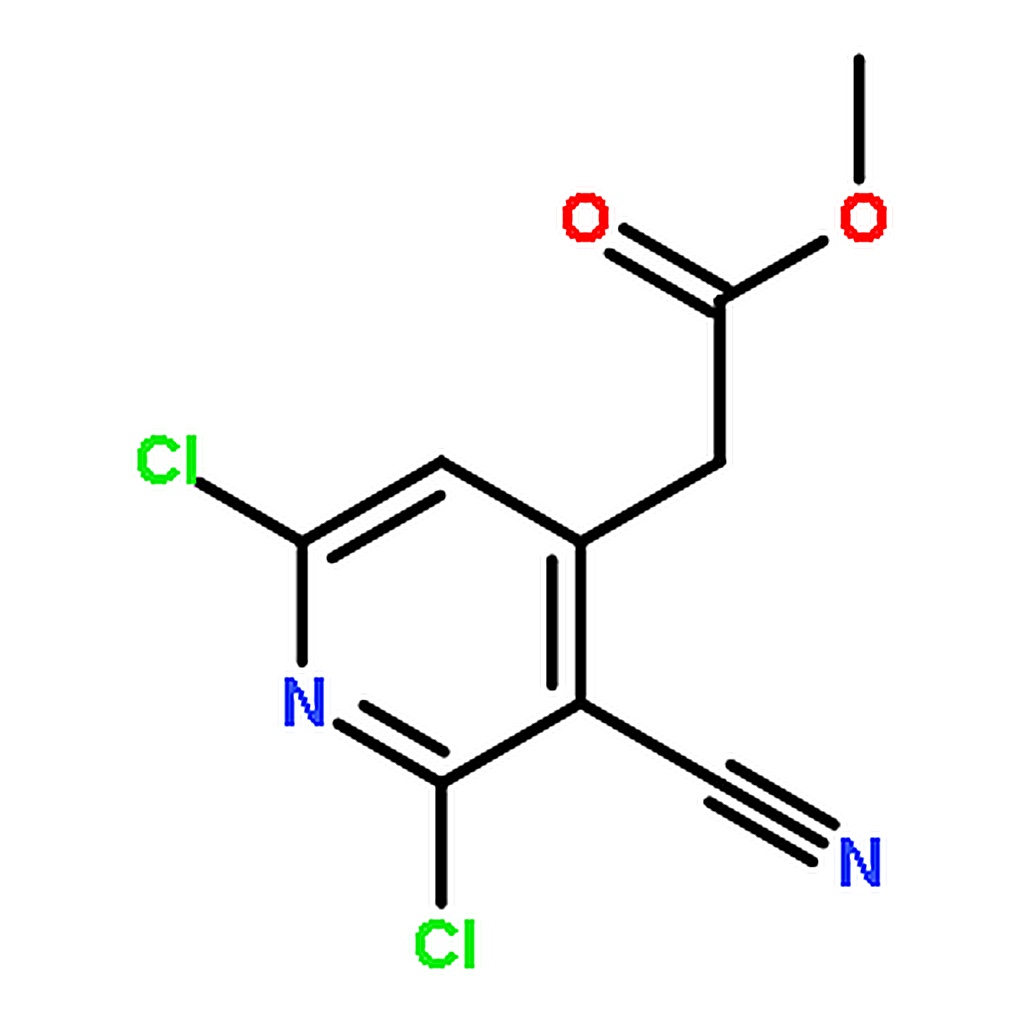 RHAWN Methyl 2-(2,6-dichloro-3-cyanopyridin-4-yl)acetate