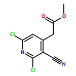RHAWN Methyl 2-(2,6-dichloro-3-cyanopyridin-4-yl)acetate