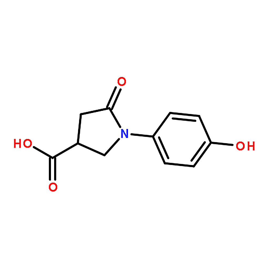 RHAWN 1-(4-Hydroxyphenyl)-5-oxopyrrolidine-3-carboxylic acid