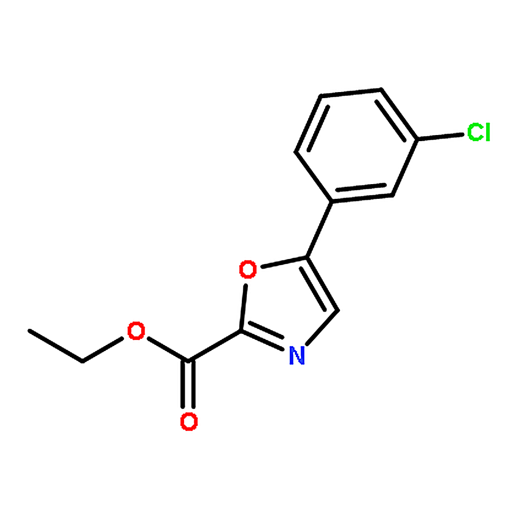 RHAWN Ethyl 5-(3-chlorophenyl)oxazole-2-carboxylate