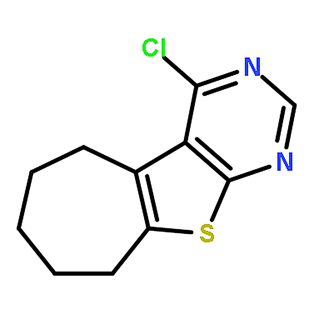 RHAWN 4-Chloro-6,7,8,9-tetrahydro-5H-cyclohepta[4,5]thieno[2,3-d]pyrimidine