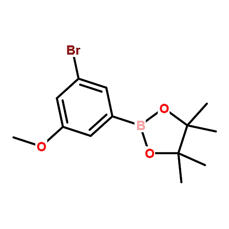RHAWN 2-(3-Bromo-5-methoxyphenyl)-4,4,5,5-tetramethyl-1,3,2-dioxaborolane