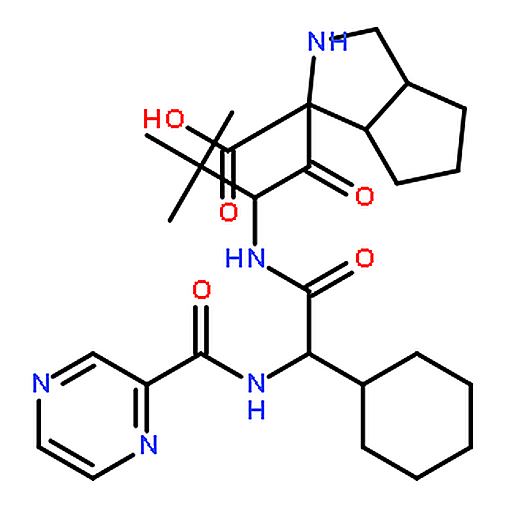 RHAWN Des[N-[(1S)-1-[2-(cyclopropylamino)-2-oxoacetyl]butyl]carboxamido] 1-Carboxy Telaprevir