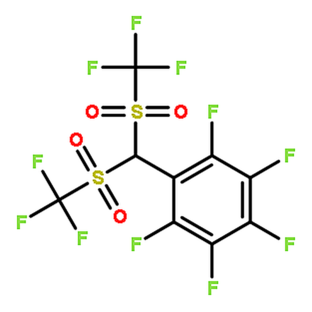 RHAWN 1-[Bis(trifluoromethanesulfonyl)methyl]-2,3,4,5,6-pentafluorobenzene