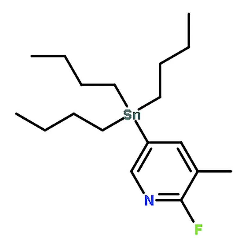 RHAWN 2-Fluoro-3-methyl-5-(tributylstannyl)pyridine