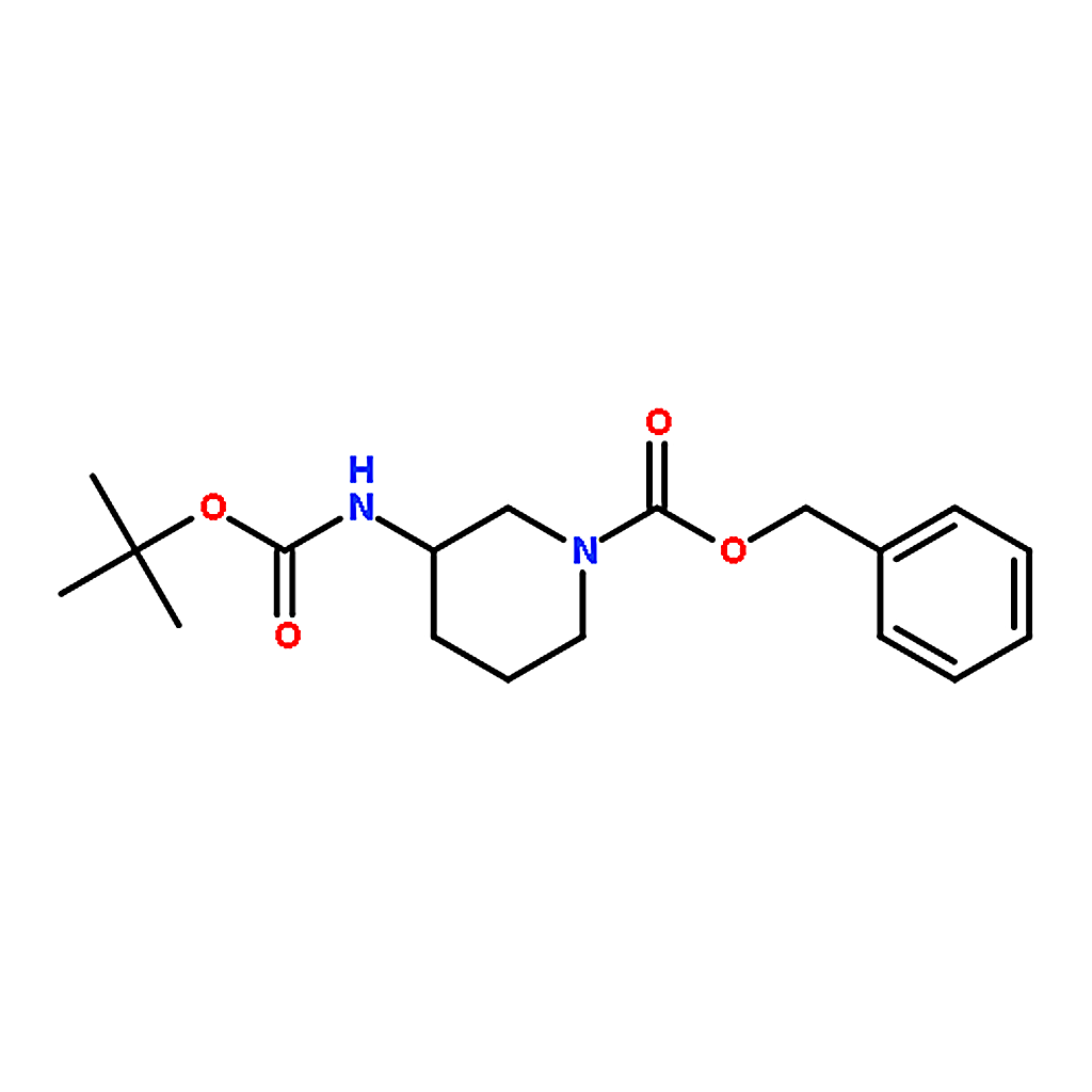 RHAWN Benzyl 3-(tert-butoxycarbonylamino)piperidine-1-carboxylate