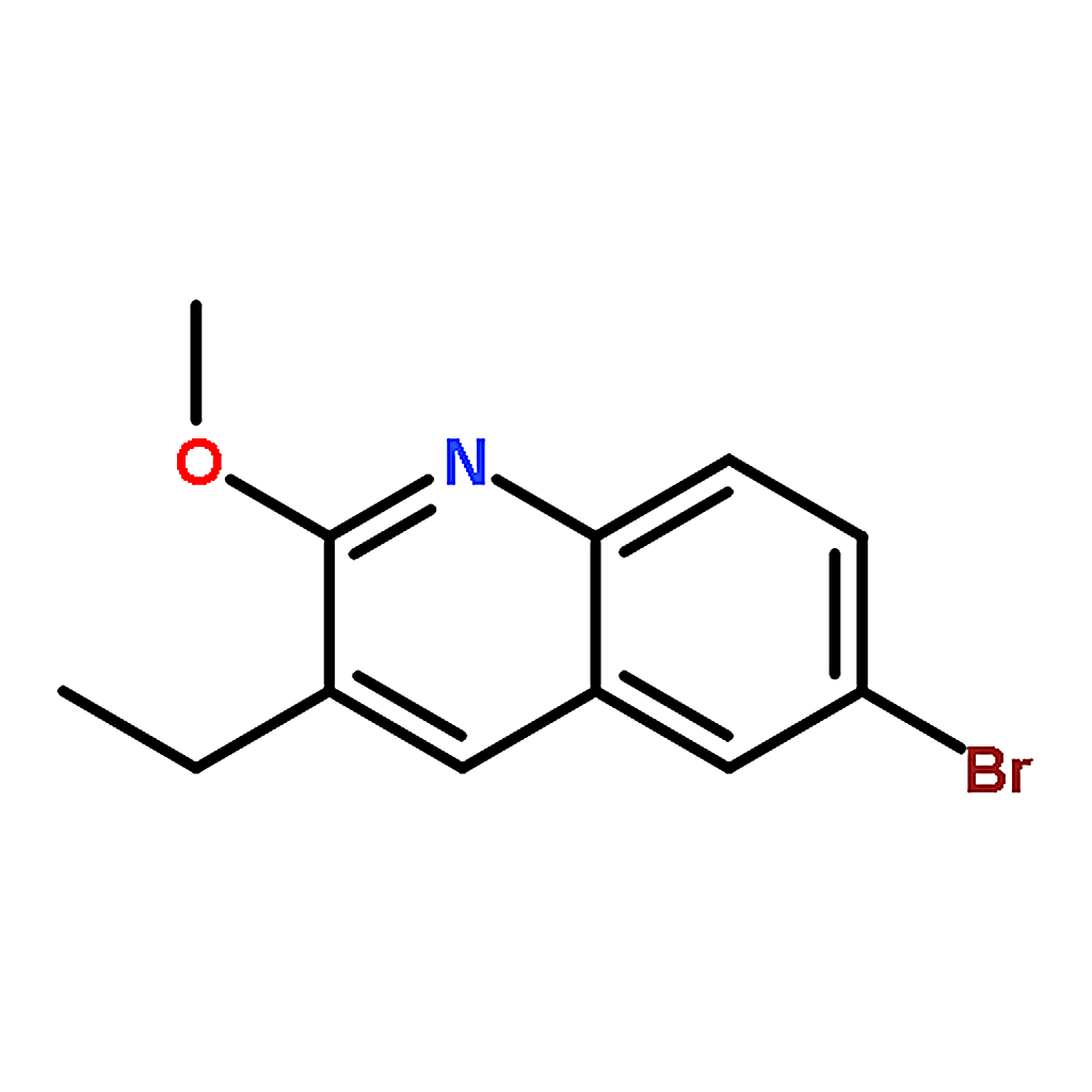 RHAWN 6-Bromo-3-ethyl-2-methoxyquinoline