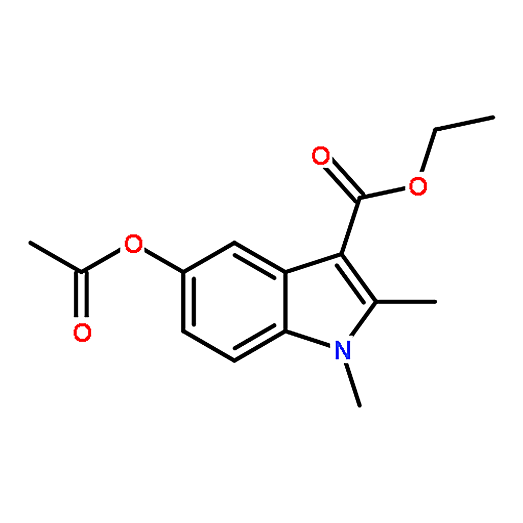 RHAWN Ethyl 5-acetyloxy-1，2-dimethylindole-3-carboxylate