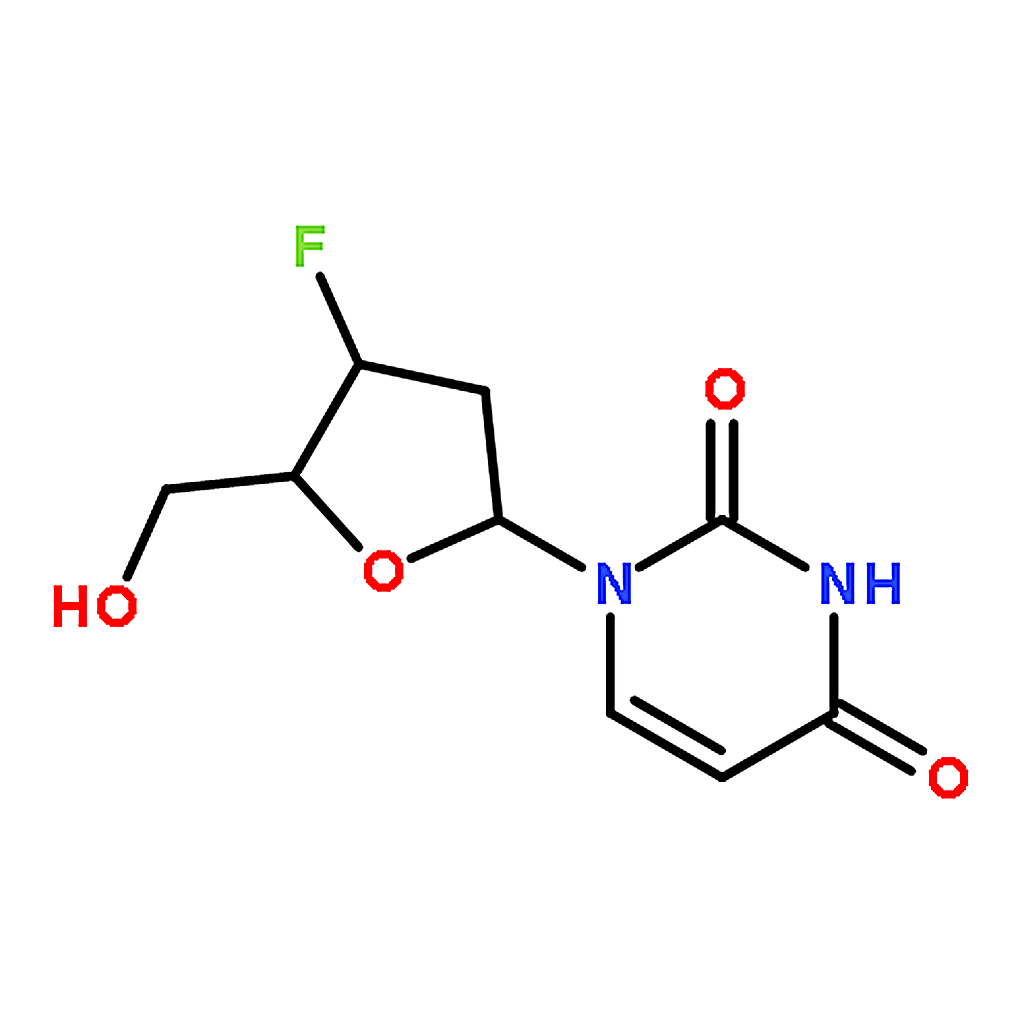 RHAWN 2▽，3▽-Dideoxy-3▽-fluorouridine