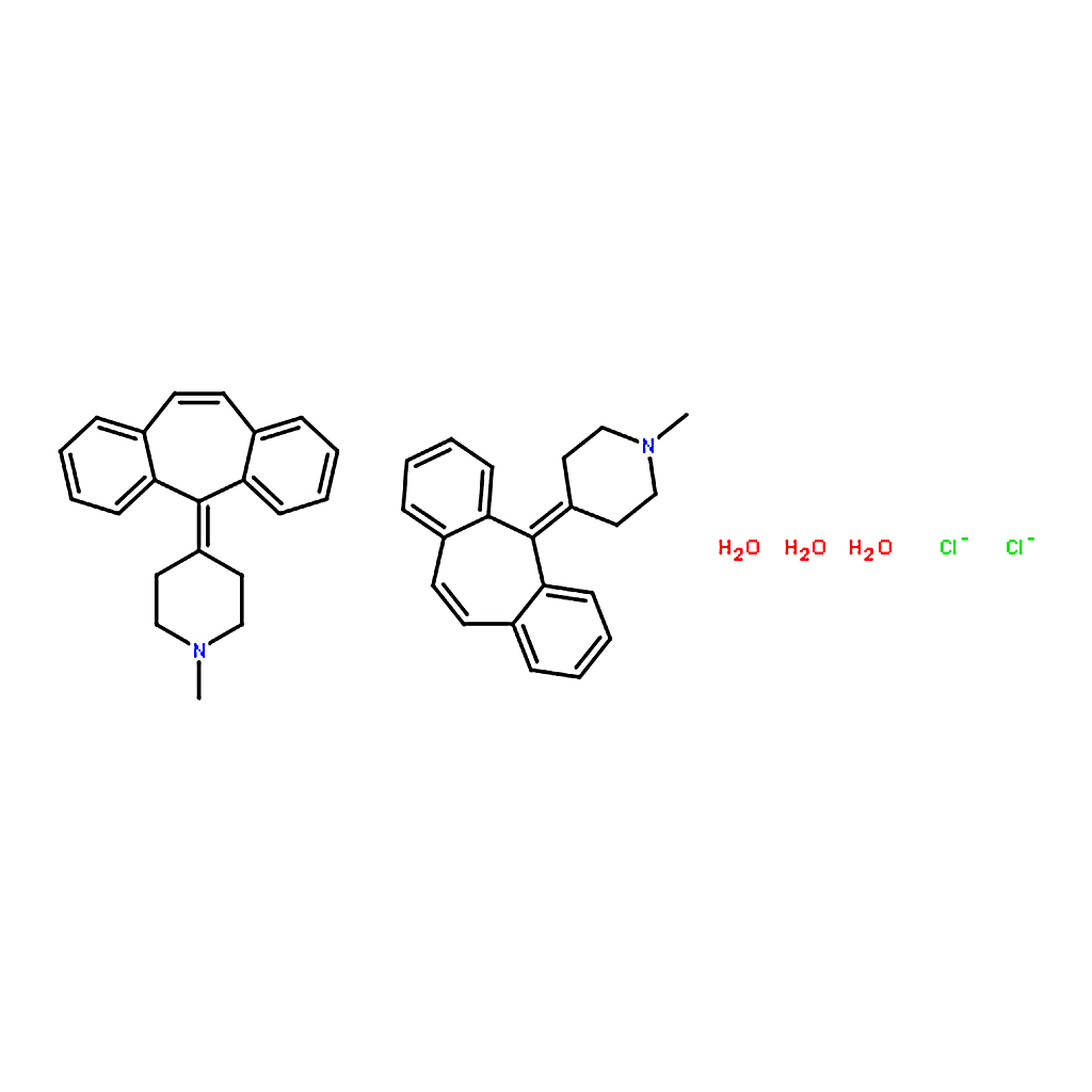 RHAWN Cyproheptadine hydrochloride sesquihydrate