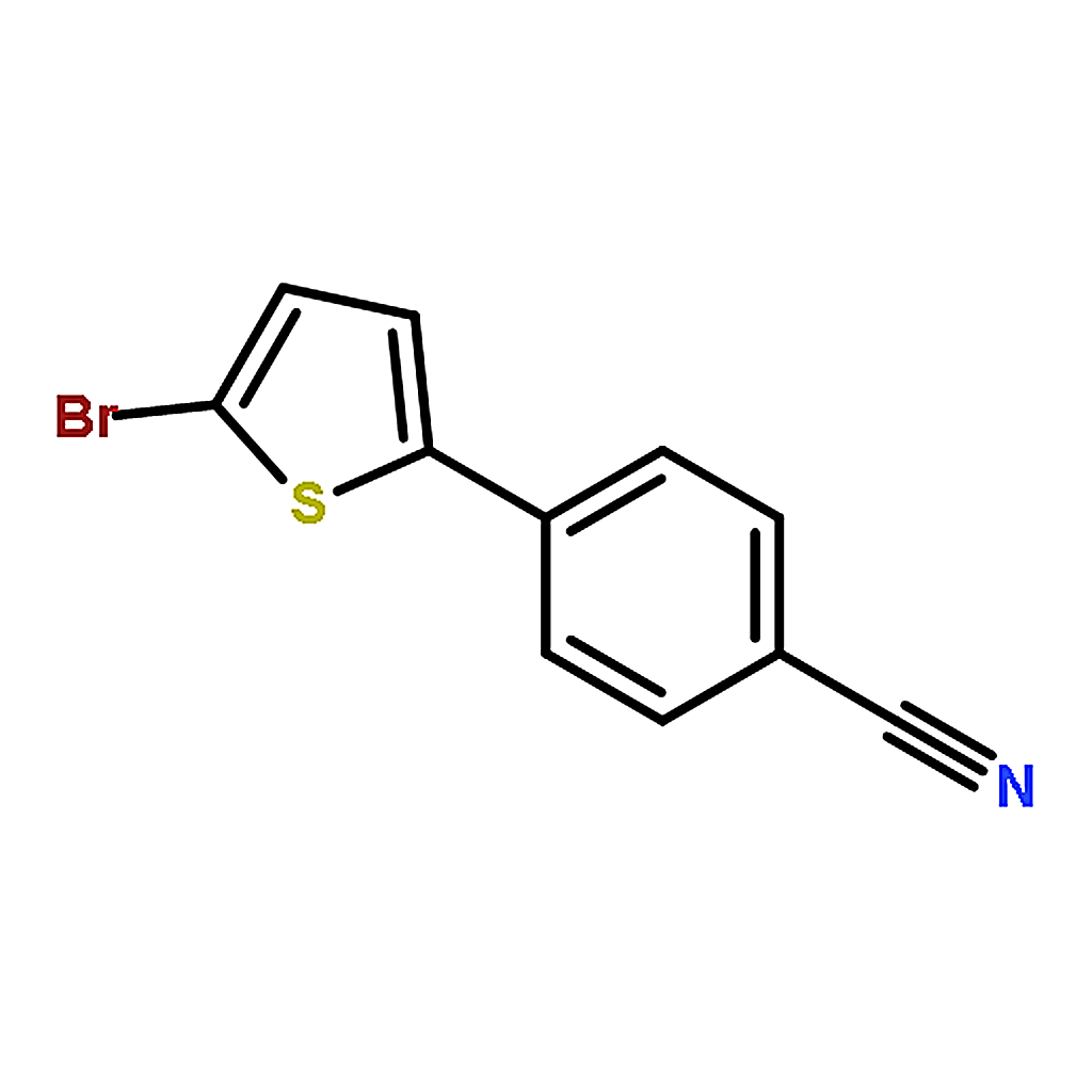 RHAWN 4-(5-Bromothiophen-2-yl)benzonitrile