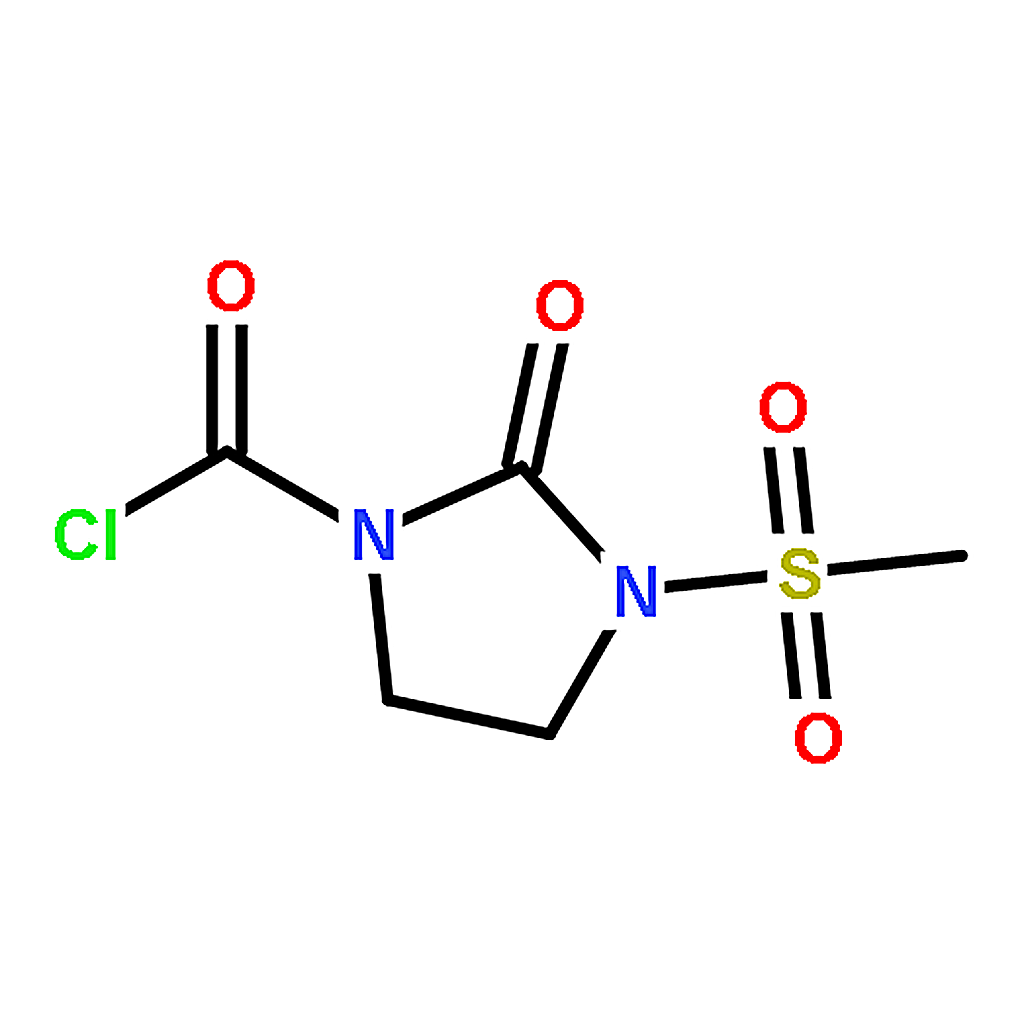 RHAWN 3-(Methylsulfonyl)-2-oxoimidazolidine-1-carbonyl chloride