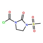 RHAWN 3-(Methylsulfonyl)-2-oxoimidazolidine-1-carbonyl chloride