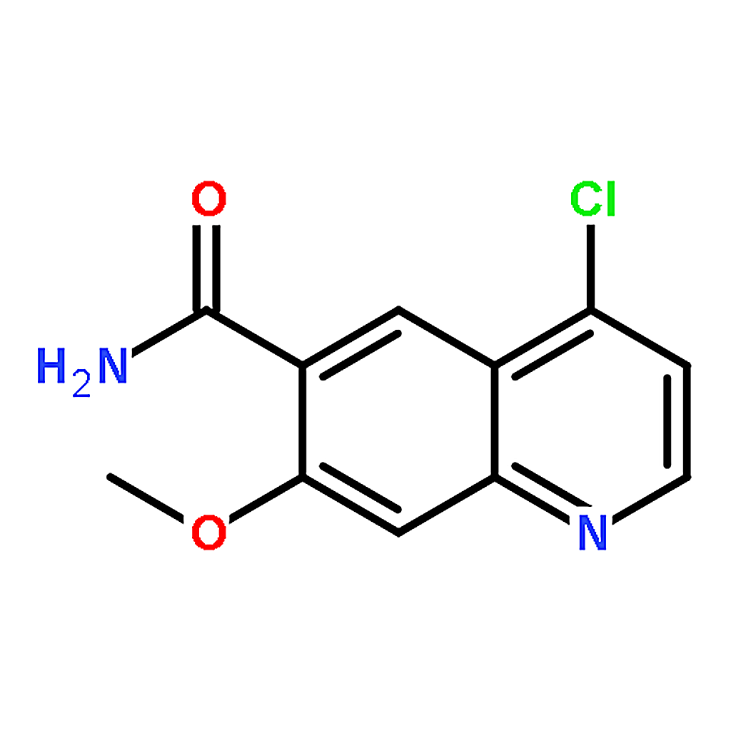 RHAWN 4-Chloro-7-methoxyquinoline-6-carboxamide