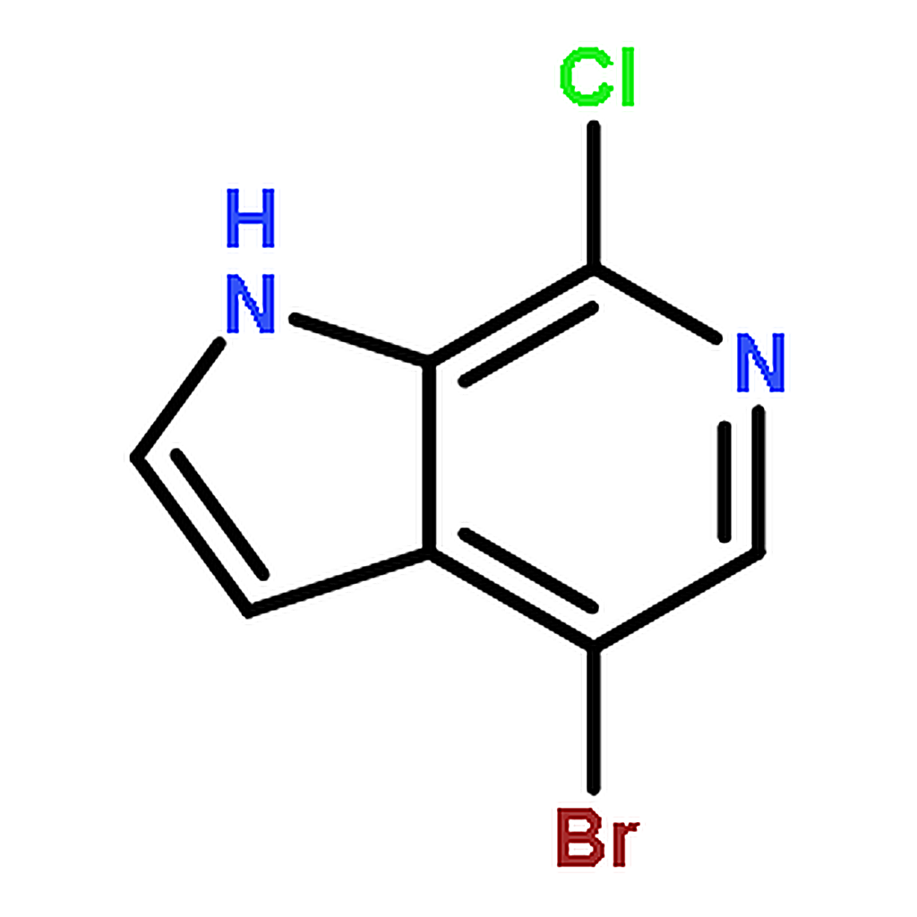 RHAWN 4-Bromo-7-chloro-1H-pyrrolo[2，3-c]pyridine