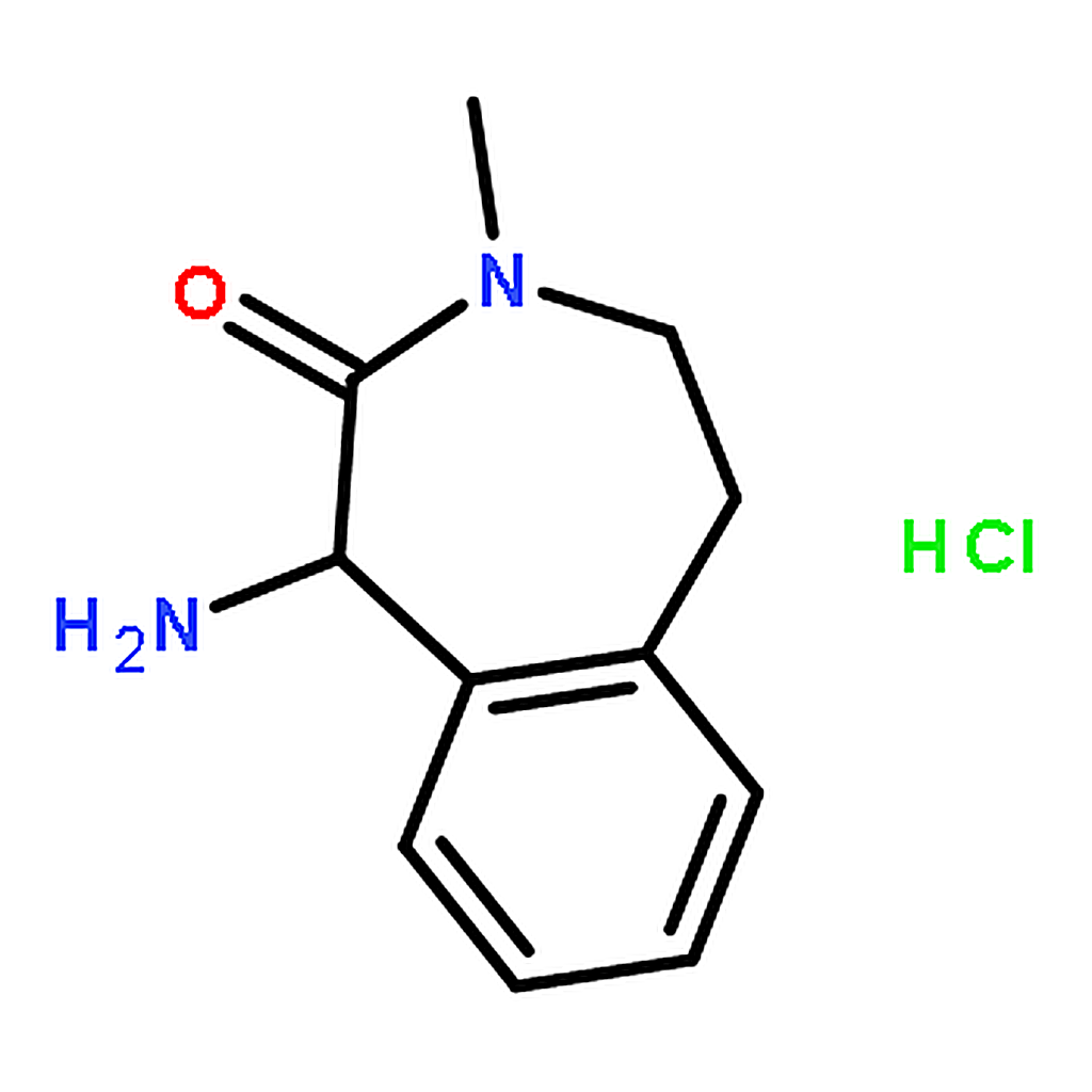 RHAWN (S)-1-Amino-3-methyl-4，5-dihydro-1H-benzo[d]azepin-2(3H)-onehydrochloride