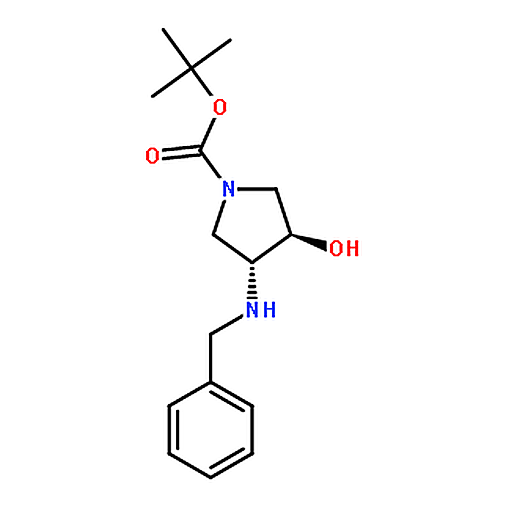 RHAWN (3R,4R)-tert-Butyl 3-(benzylamino)-4-hydroxypyrrolidine-1-carboxylate