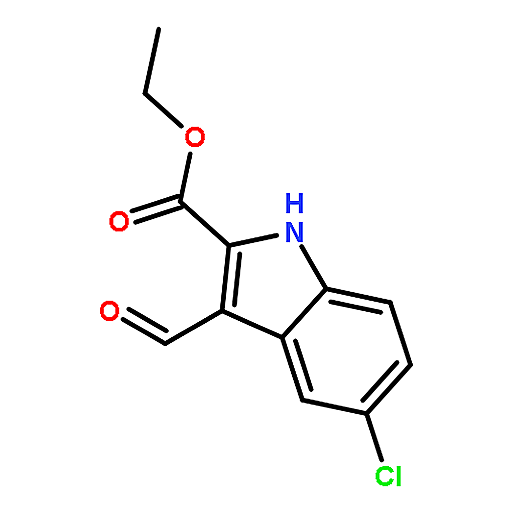 RHAWN Ethyl 5-chloro-3-formyl-1H-indole-2-carboxylate