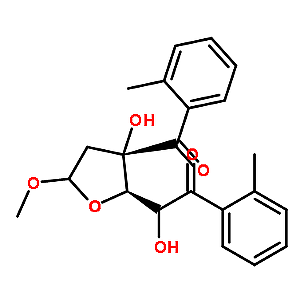 RHAWN (2R，3S)-5-Methoxy-2-(((4-Methylbenzoyl)Oxy)Methyl)Tetrahydrofuran-3-Yl 4-Methylbenzoate