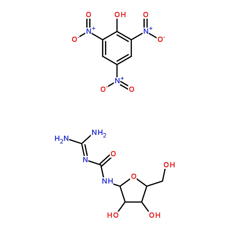 RHAWN 1-(Diaminomethylene)-3-(beta-D-ribofuranosyl)urea Picrate