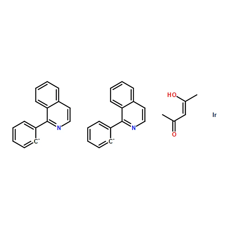 RHAWN Bis(1-phenyl-isoquinoline)(acetylacetonato)iridium(III)