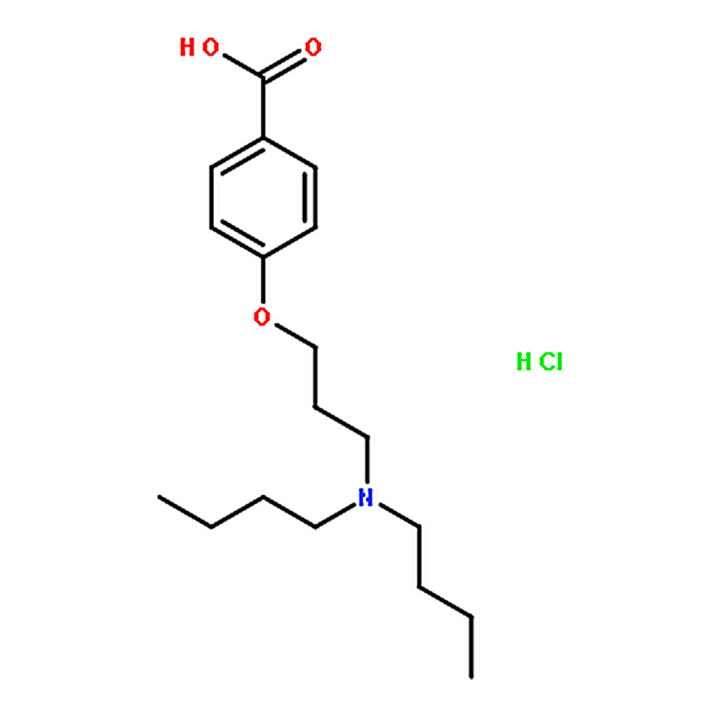 RHAWN 4-[3-(Dibutylamino)propoxy]benzoic Acid Hydrochloride
