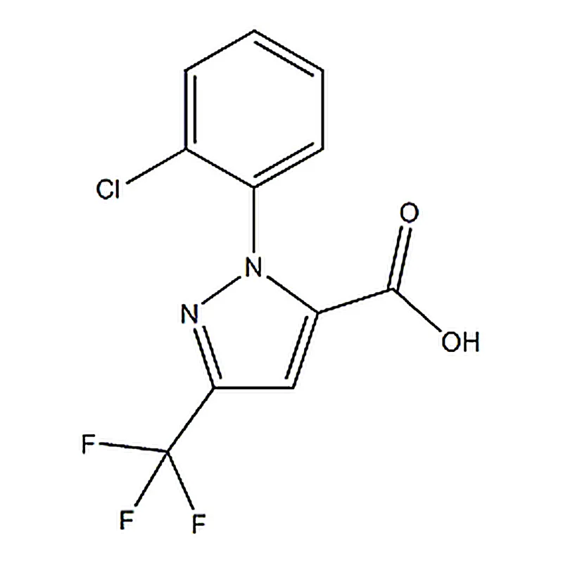 RHAWN 1-(2-Chlorophenyl)-3-(trifluoromethyl)-1H-pyrazole-5-carboxylic acid
