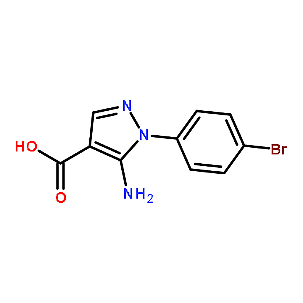 RHAWN 5-AMINO-1-(4-BROMOPHENYL)-1H-PYRAZOLE-4-CARBOXYLIC ACID