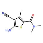 RHAWN 5-Amino-4-cyano-N,N,3-trimethylthiophene-2-carboxamide