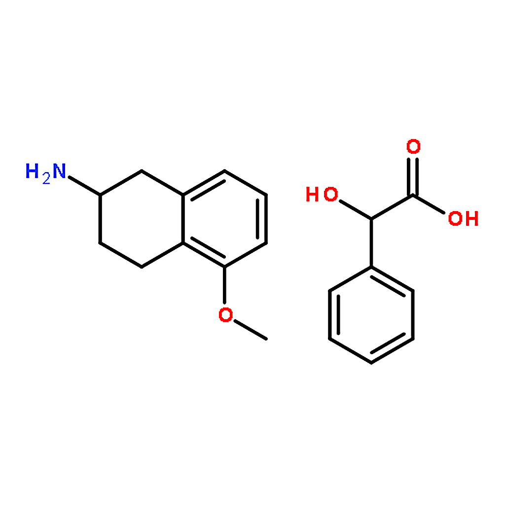 RHAWN (S)-5-Methoxy-1，2，3，4-Tetrahydronaphthalen-2-Amine (S)-2-Hydroxy-2-Phenylacetate