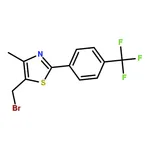 RHAWN 5-(Bromomethyl)-4-methyl-2-(4-(trifluoromethyl)phenyl)thiazole