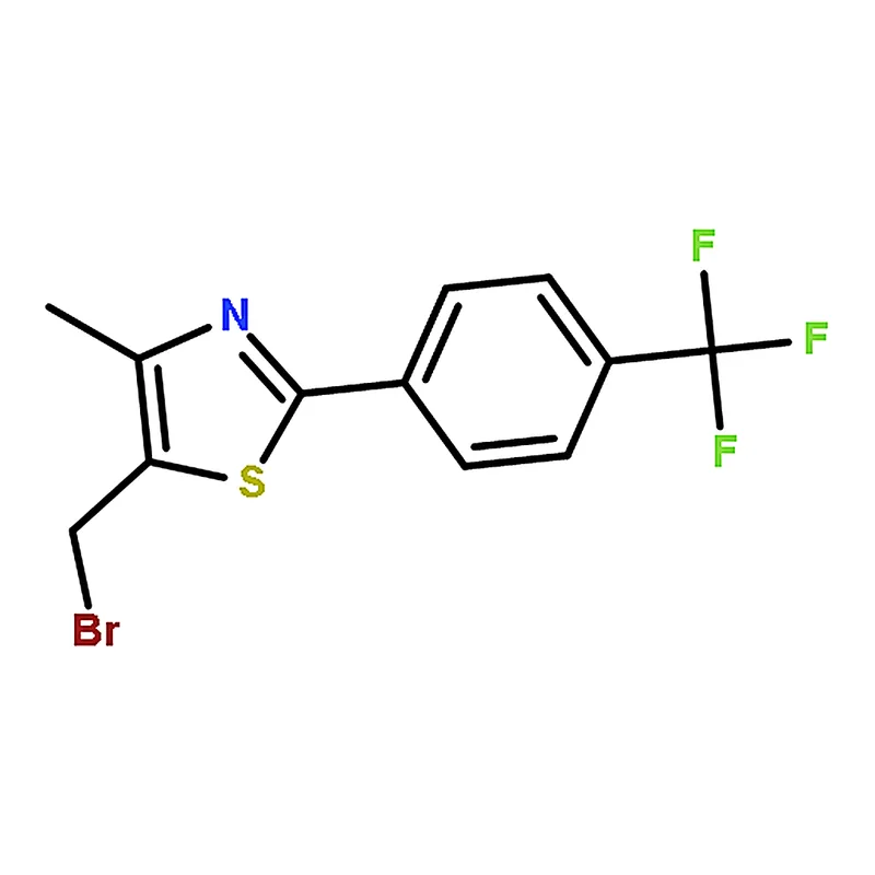 RHAWN 5-(Bromomethyl)-4-methyl-2-(4-(trifluoromethyl)phenyl)thiazole