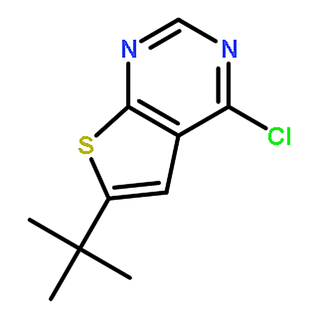 RHAWN Thieno[2,3-d]pyrimidine, 4-chloro-6-(1,1-dimethylethyl)-