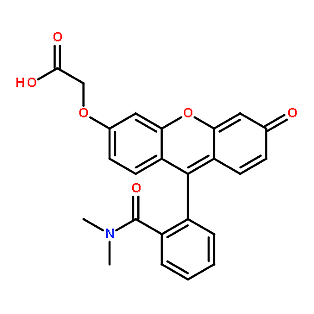 RHAWN O'-(Carboxymethyl)fluoresceinamide