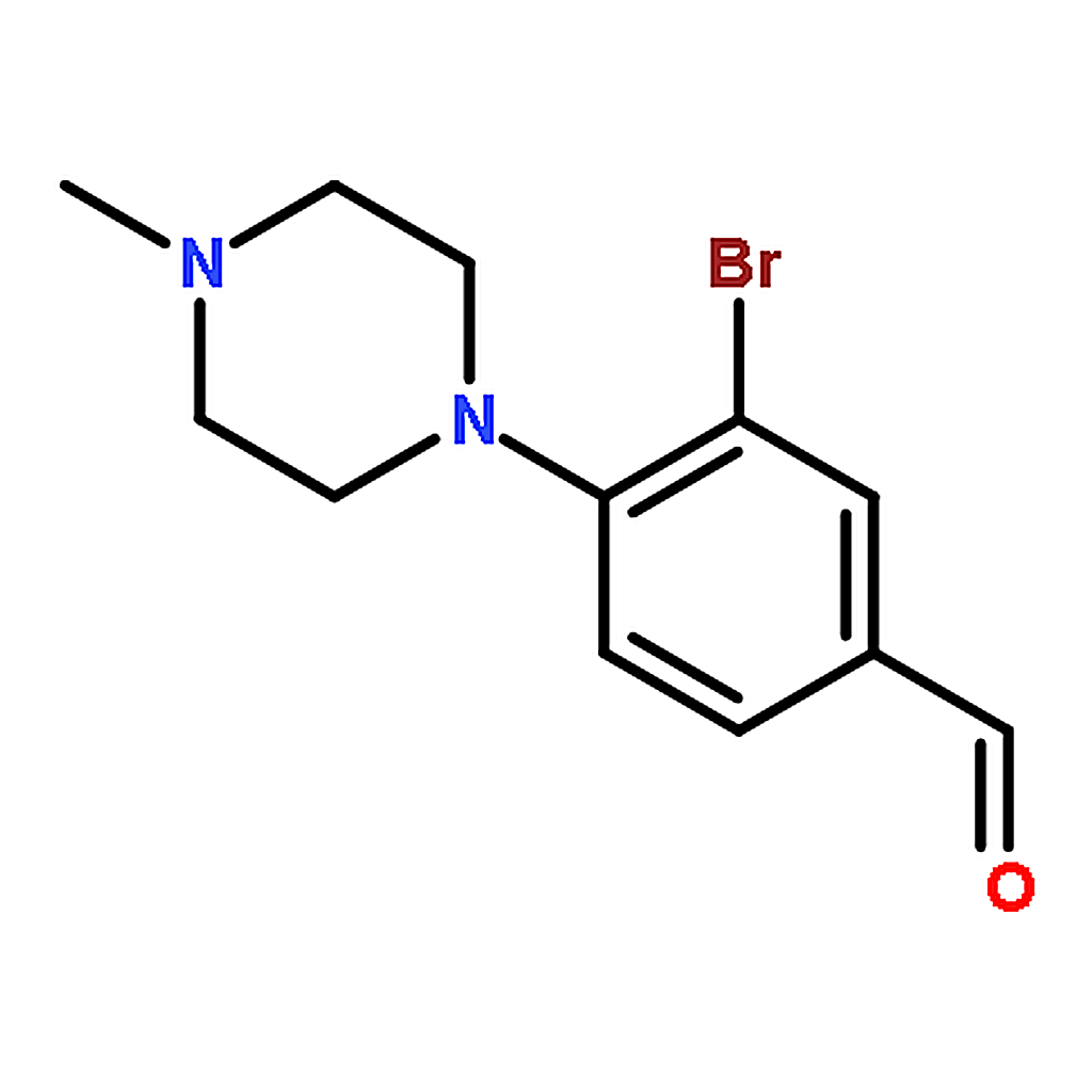 RHAWN 3-Bromo-4-(4-methyl-1-piperazinyl)benzaldehyde