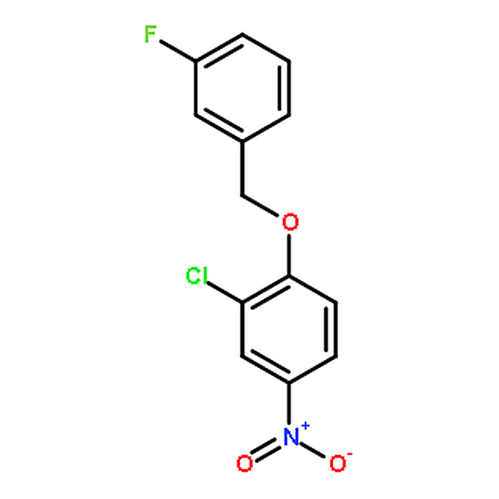 RHAWN 2-Chloro-1-((3-fluorobenzyl)oxy)-4-nitrobenzene
