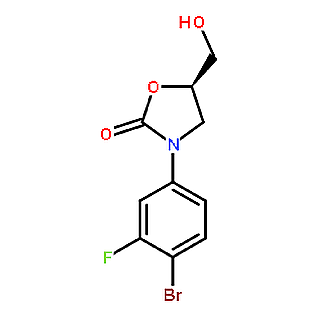 RHAWN (R)-3-(4-Bromo-3-fluorophenyl)-5-(hydroxymethyl)oxazolidin-2-one