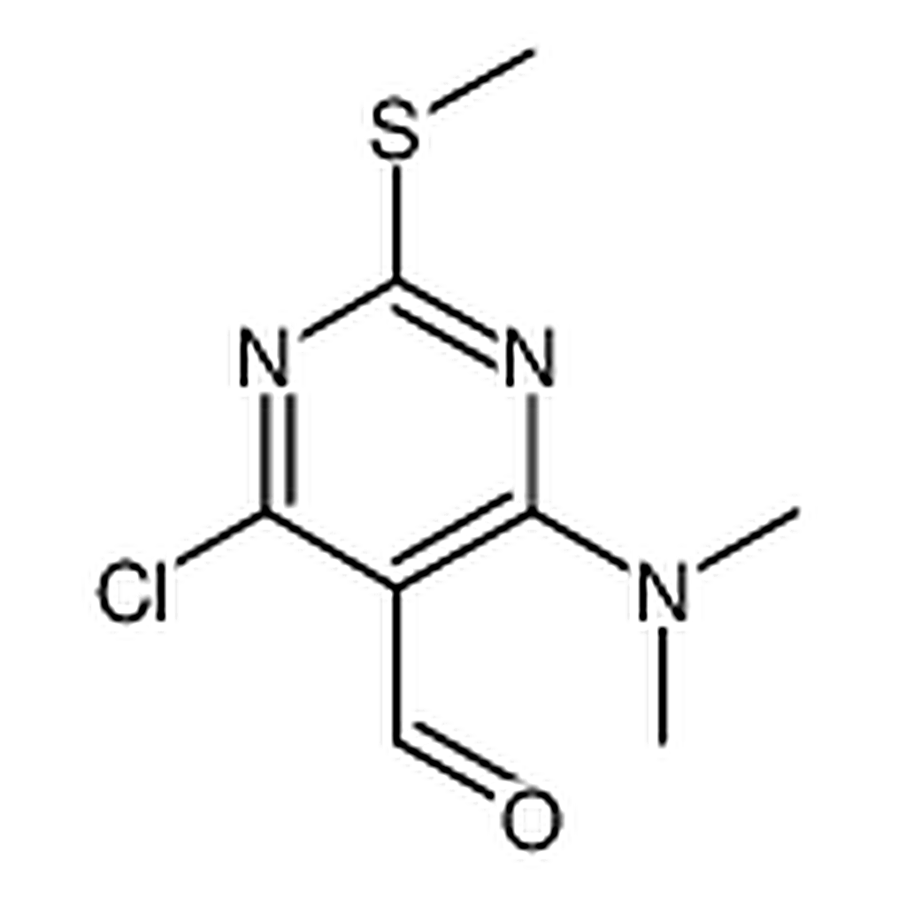 RHAWN 4-Chloro-6-(Dimethylamino)-2-(Methylthio)Pyrimidine-5-Carbaldehyde