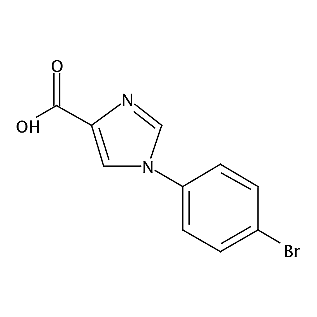 RHAWN 1-(4-Bromophenyl)-1H-imidazole-4-carboxylic acid