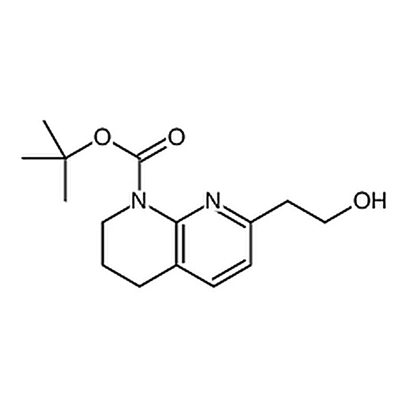 RHAWN tert-Butyl 7-(2-hydroxyethyl)-3,4-dihydro-1,8-naphthyridine-1(2H)-carboxylate