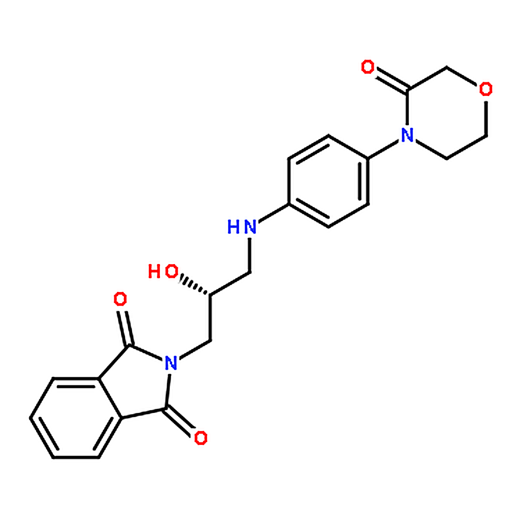 RHAWN (R)-2-(2-Hydroxy-3-((4-(3-oxomorpholino)phenyl)amino)propyl)isoindoline-1,3-dione