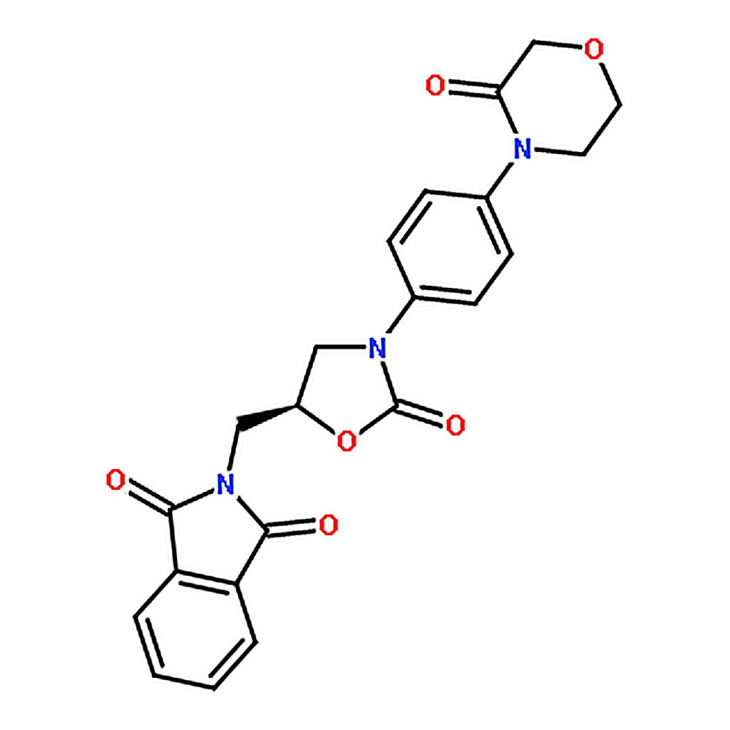 RHAWN 4-[4-[(5S)-5-Phthalimidomethyl-2-oxo-3-oxazolidinyl]phenyl]-3-morpholinone